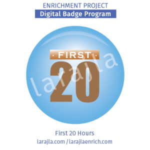 Badge: First 20 Hours