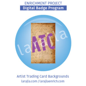 Badge Program: Artist Trading Card Backgrounds