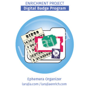 Ephemera Organizer BAdge Program