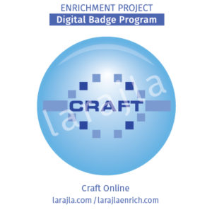 Badge Program: Craft Online
Enrichment Project
larajla.com