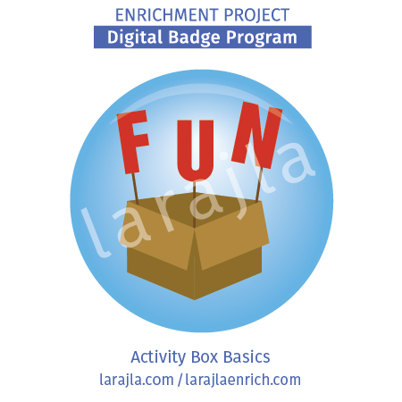 Badge: Activity Box Basics
Enrichment Project
larajla.com
